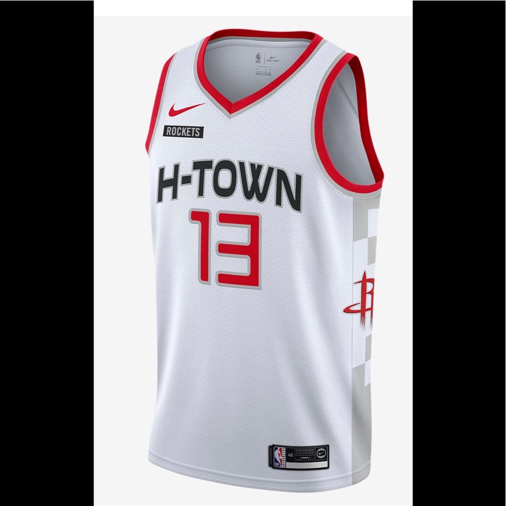 NWT Houston Rockets City Edition Nike NBA Swingman - Picture 2 of 3
